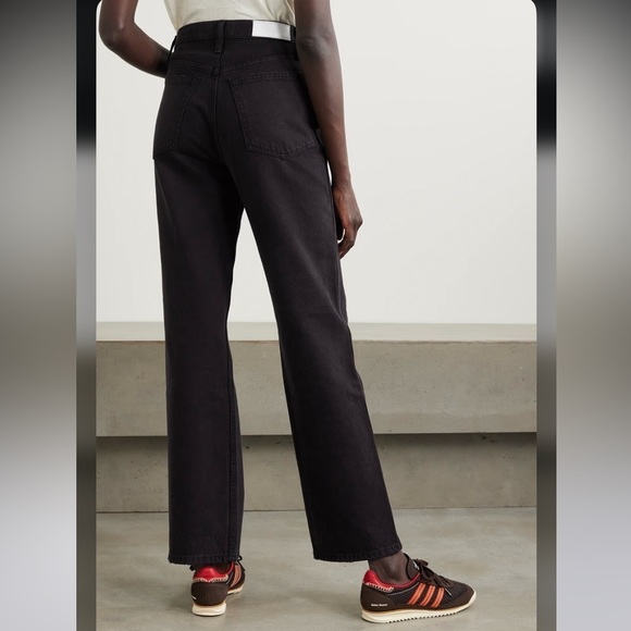 RE/DONE 90s High Rise Loose Jeans Size 29 Button fly Black 2 STYLE 166-3W7BC - Picture 9 of 12